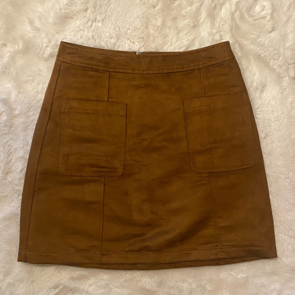Chestnut brown old navy skirt